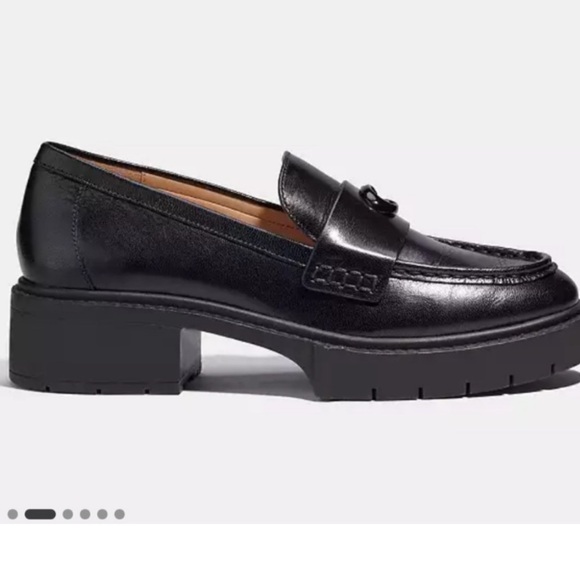 🦋Coach Black Leah Loafers 👞 - Picture 3 of 11